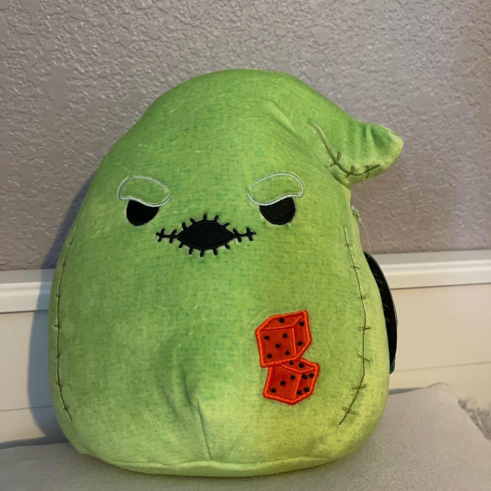 Disney Nightmare Before Christmas Squishmallow Oogie Boogie with dice
